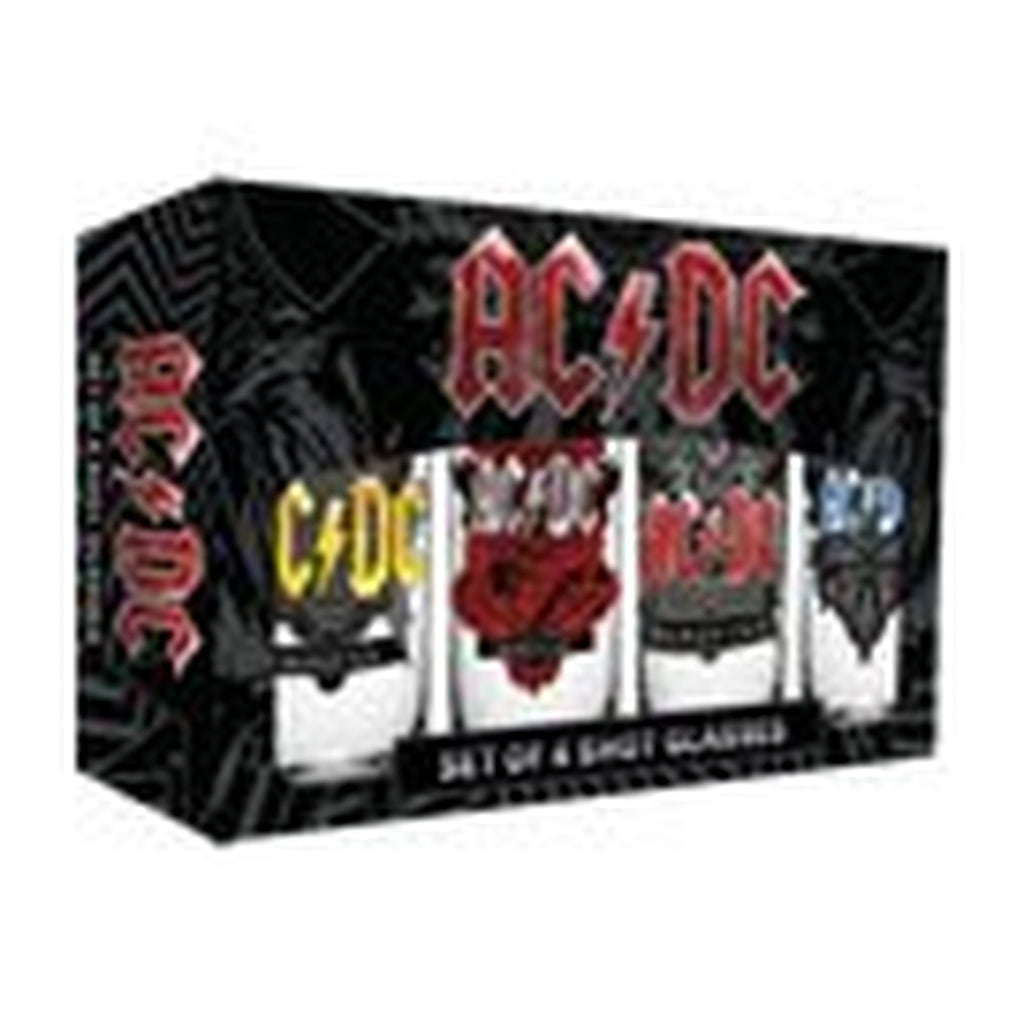 Product image AC/DC Shot Glasses 4-Pack Black Ice