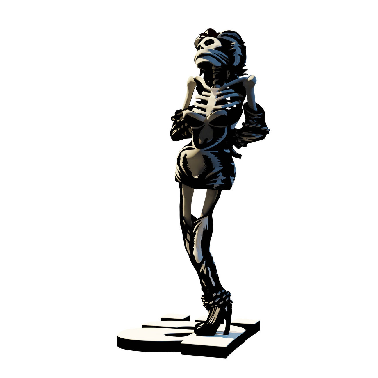 Product image Die Ärzte Statue 1/10 Gwendoline Skeleton 17 cm