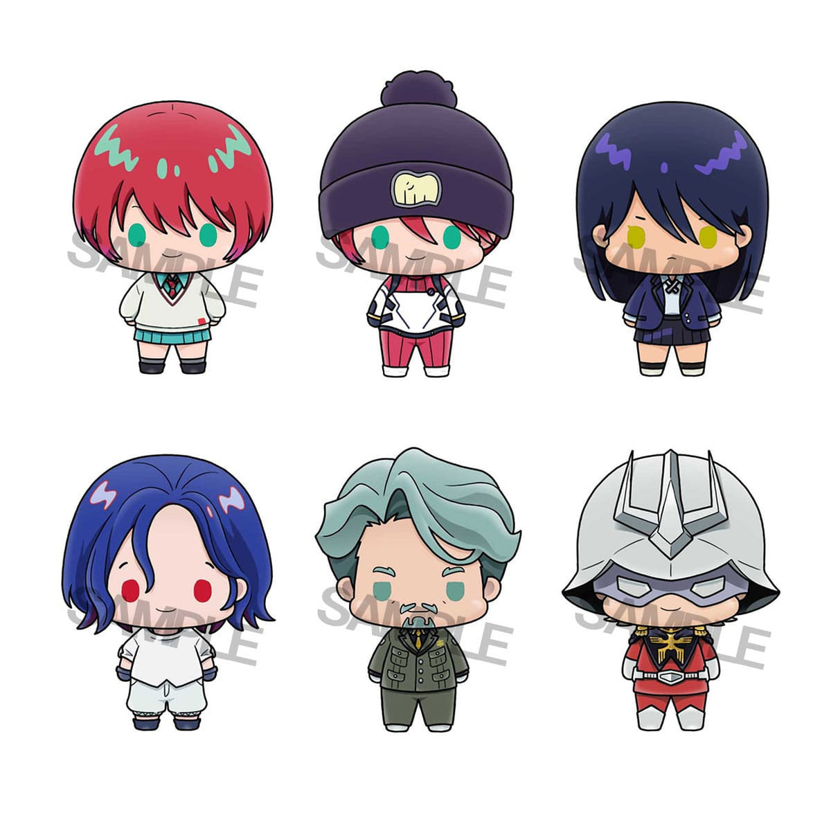 Imagen del producto Mobile Suit Gundam GQuuuuuuX Chokorin Mascot Series figuras coleccionables 5 cm surtido (6)