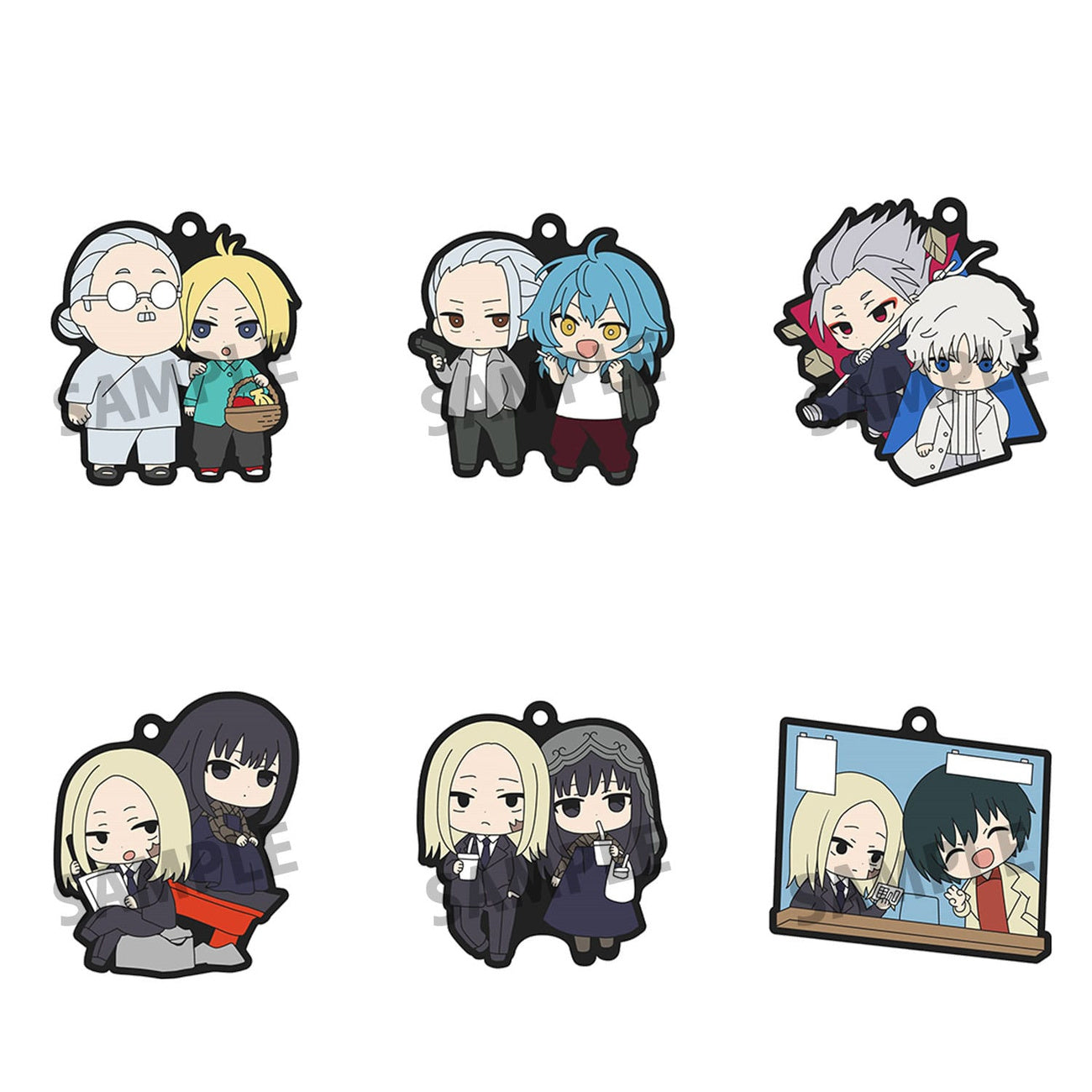 Imagen del producto Sakamoto Days Rubber Mascot Buddycolle colgantes de goma Vol. 2 7 cm surtido (6)