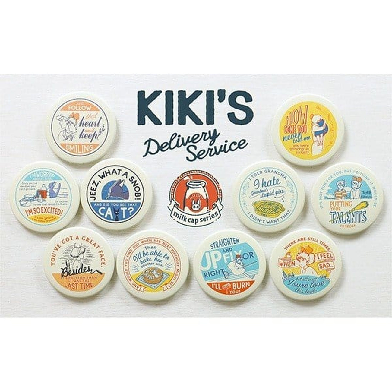 Imagen del producto Nicky, la aprendiz de bruja Set de chapas vintage 6 cm surtido Blind Box (10)