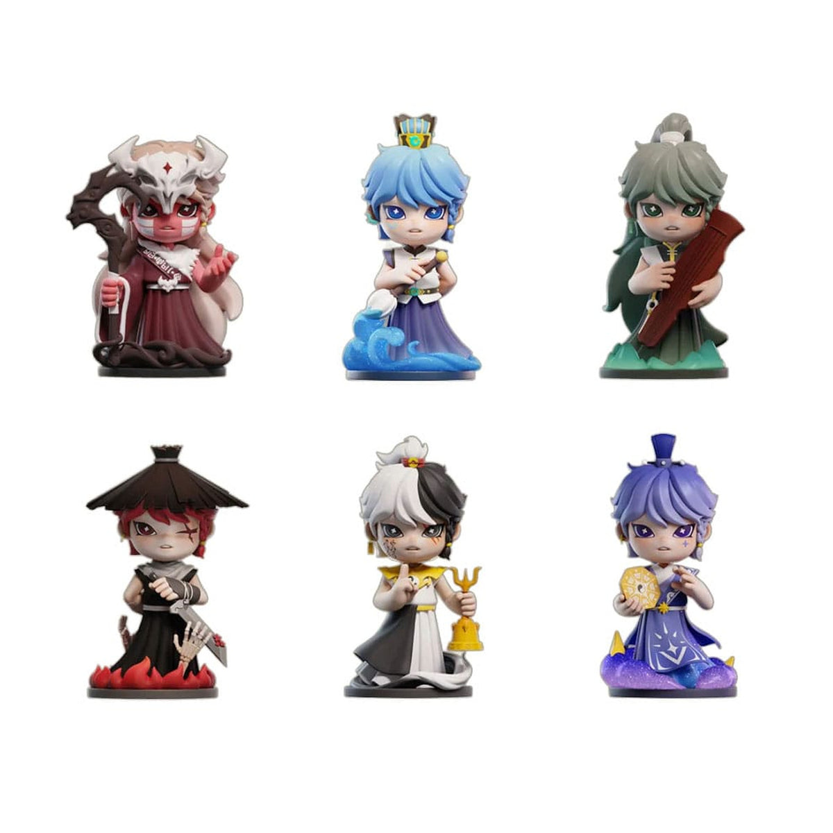 Imagen del producto Figuras coleccionables Original Character Huozai Wusheng Group Portrait Series surtido 8 cm (6)