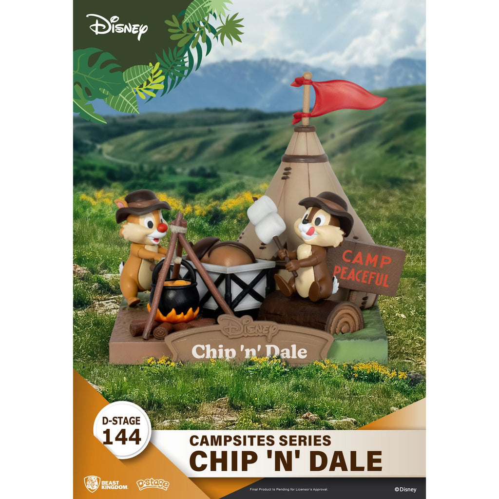Imagen del producto Disney D-Stage Campsite Series Diorama PVC Chip & Dale 10 cm