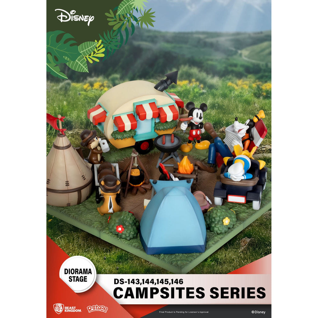 Imagen del producto Disney D-Stage Campsite Series Diorama PVC Chip & Dale 10 cm