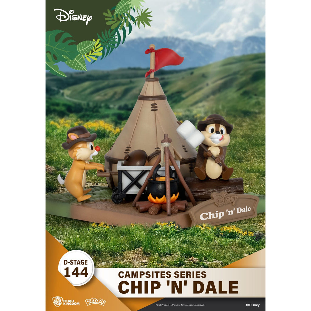Imagen del producto Disney D-Stage Campsite Series Diorama PVC Chip & Dale 10 cm
