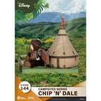 Imagen del producto Disney D-Stage Campsite Series Diorama PVC Chip & Dale 10 cm
