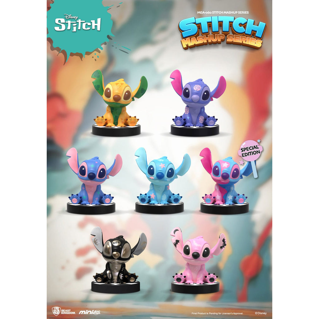 Imagen del producto Lilo & Stitch Mini Egg Attack Blind Box Figuras 10 cm Stitch Mashup Series Surtido (6)