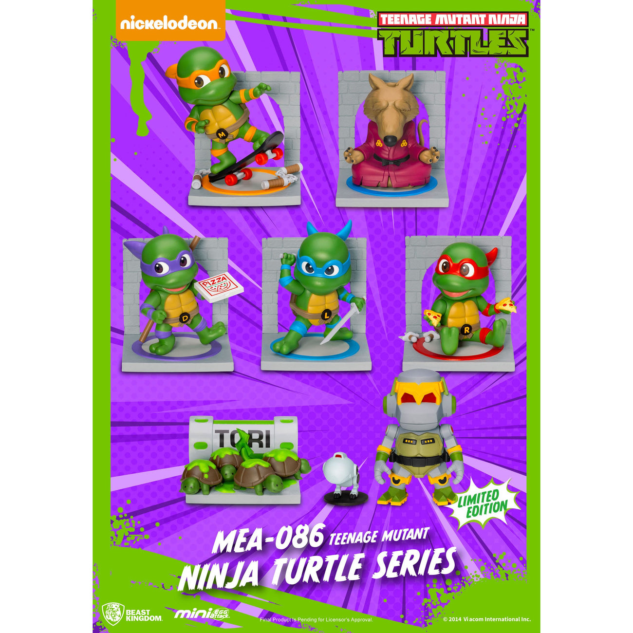 Imagen del producto Teenage Mutant Ninja Turtles Mini Egg Attack Blind Box Figuras Serie Surtido 12 cm (6)