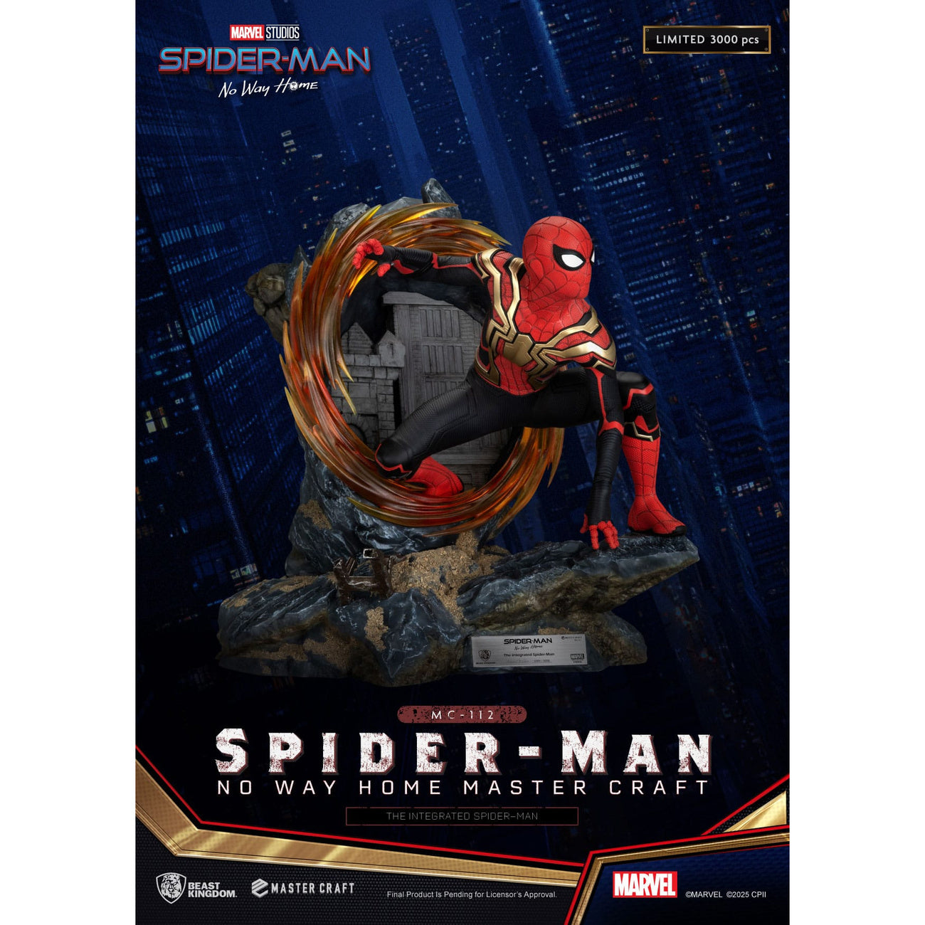 Imagen del producto Spider-Man: No Way Home Estatua Master Craft The Integrated Spider-Man 31 cm