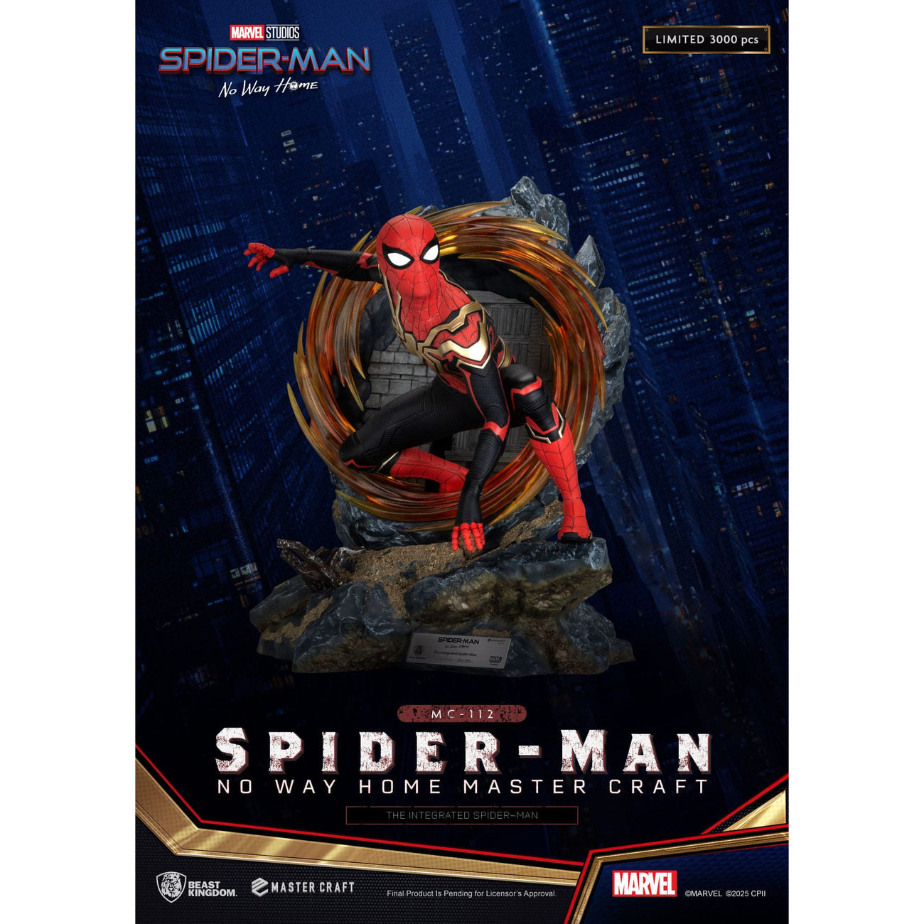 Imagen del producto Spider-Man: No Way Home Estatua Master Craft The Integrated Spider-Man 31 cm