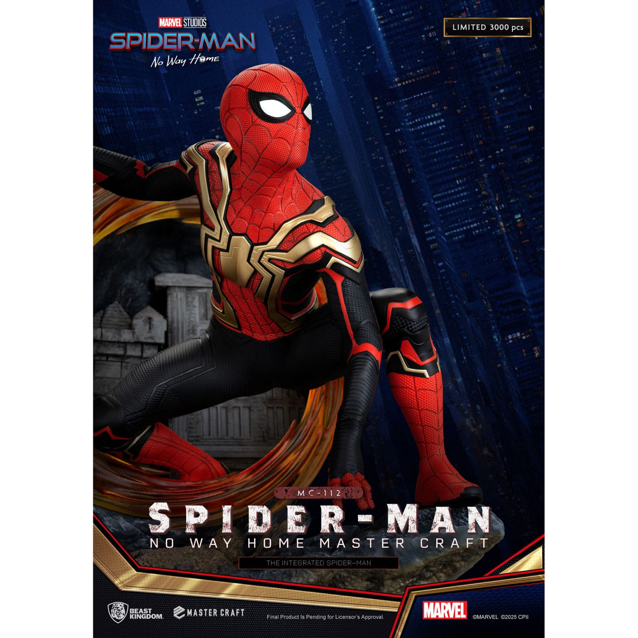 Imagen del producto Spider-Man: No Way Home Estatua Master Craft The Integrated Spider-Man 31 cm