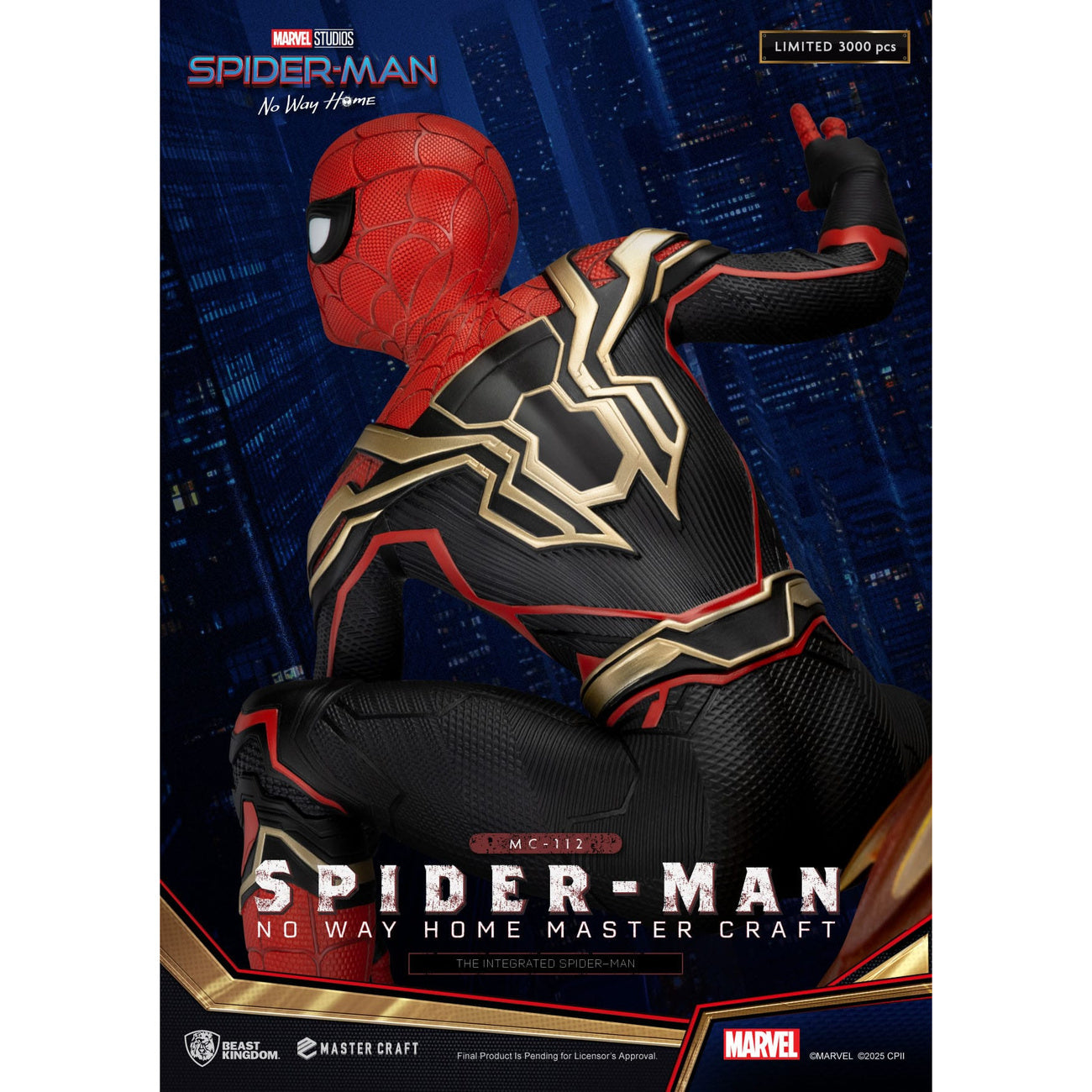 Imagen del producto Spider-Man: No Way Home Estatua Master Craft The Integrated Spider-Man 31 cm