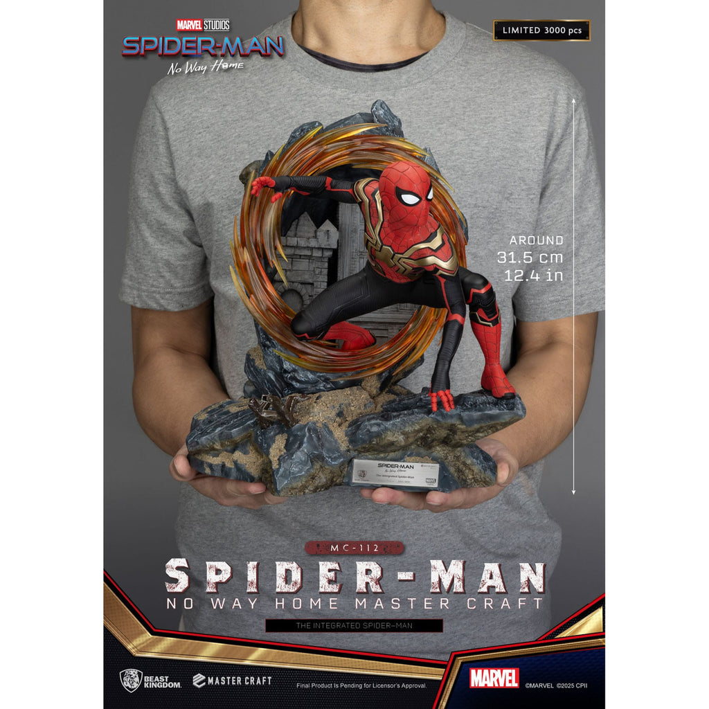Imagen del producto Spider-Man: No Way Home Estatua Master Craft The Integrated Spider-Man 31 cm