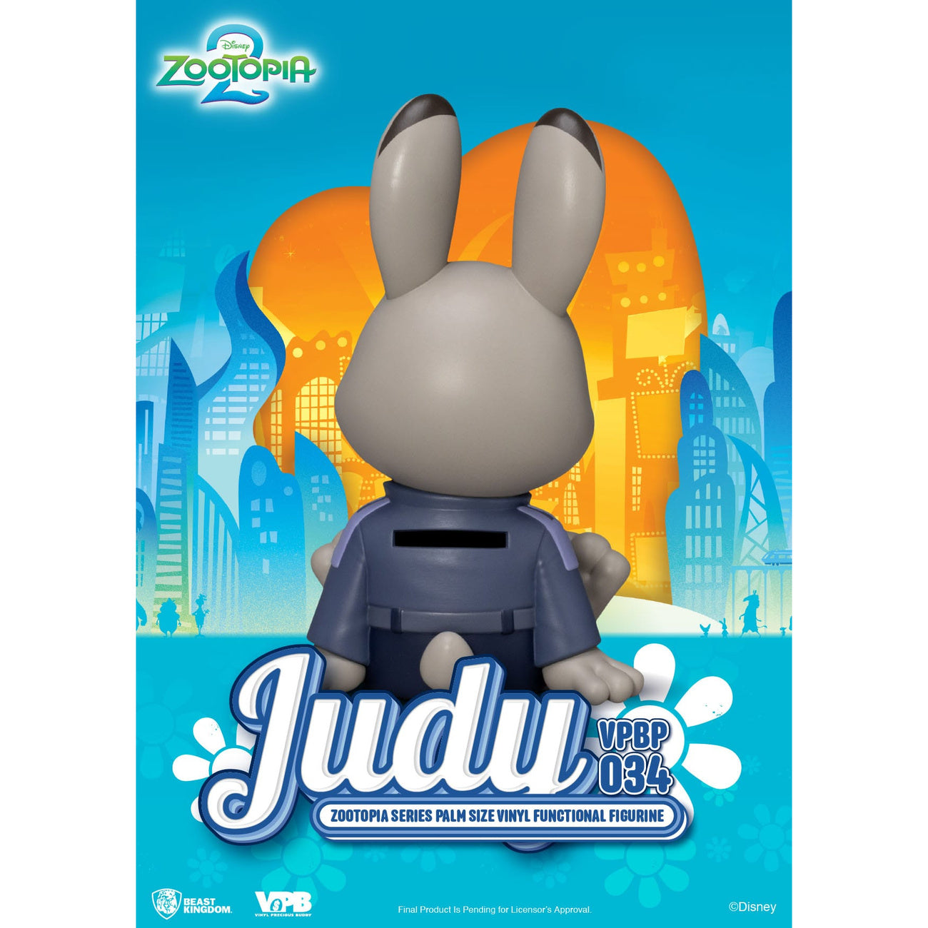 Imagen del producto Zootrópolis hucha Piggy de vinilo Judy 15 cm