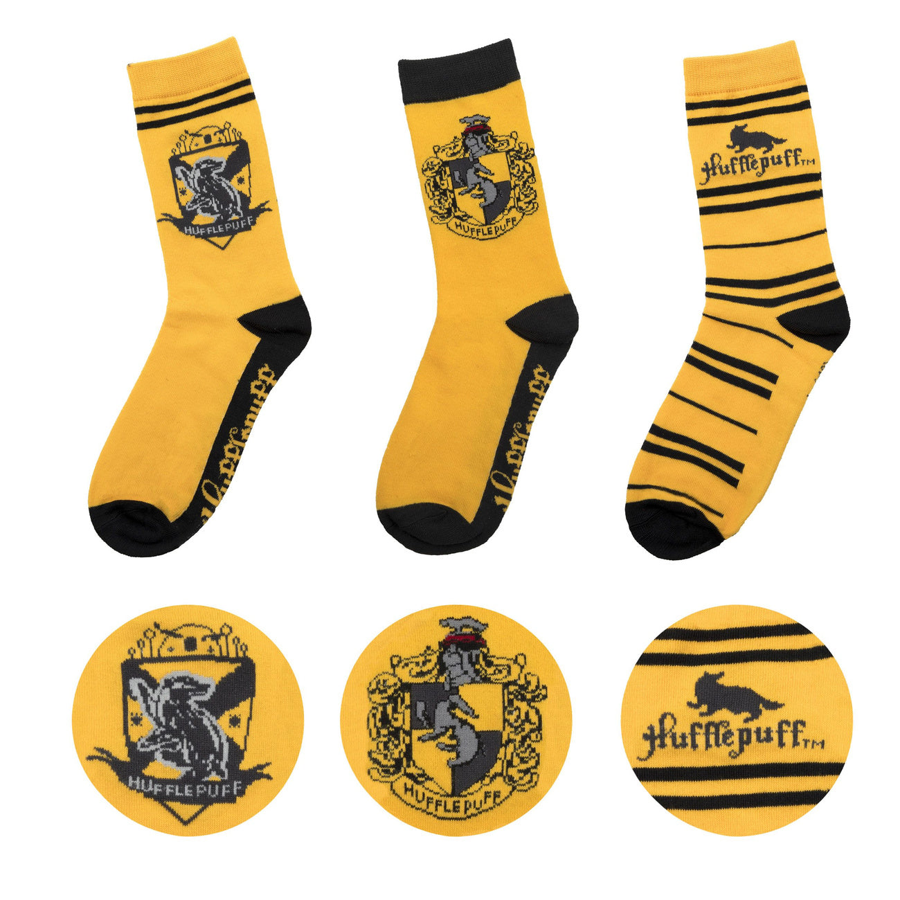 Imagen del producto Harry Potter Calcetines pack de 3 Hufflepuff