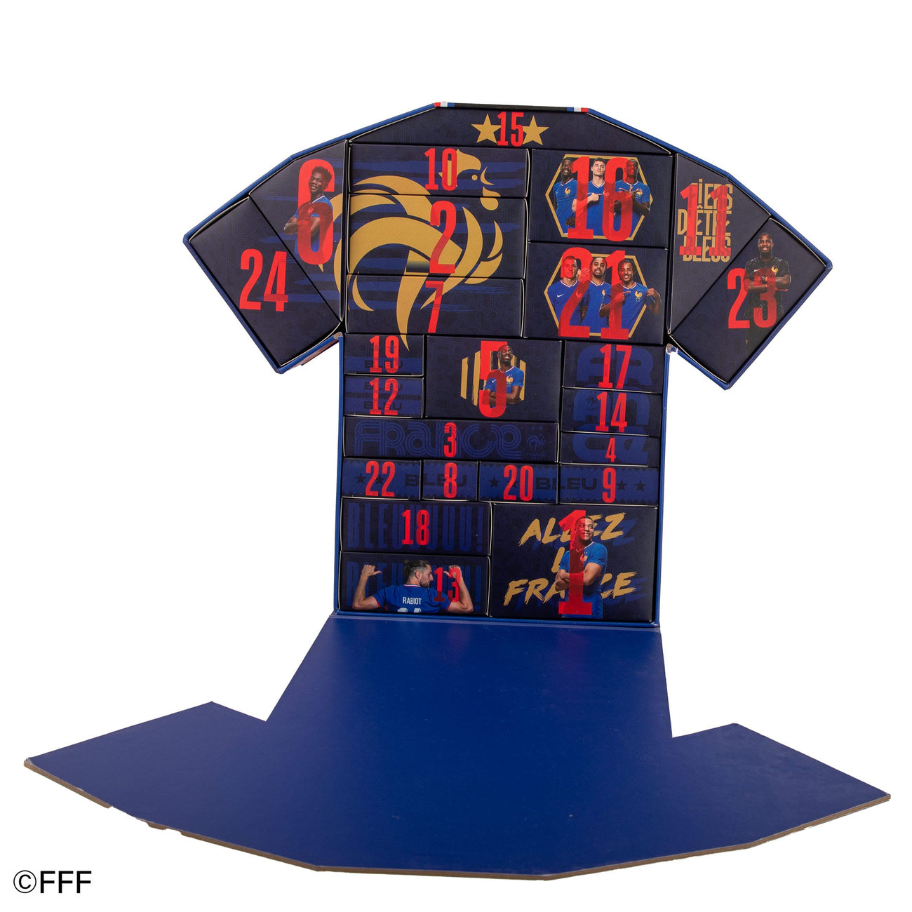 Imagen del producto Calendario de Adviento Federación Francesa de Fútbol Deluxe 2025