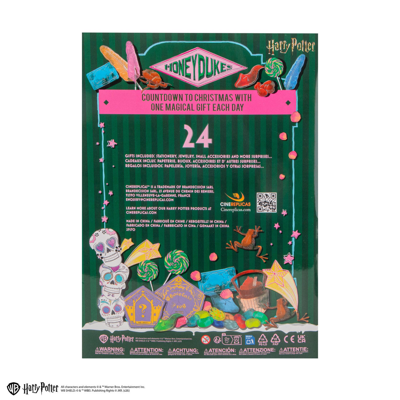 Imagen del producto Calendario de Adviento Harry Potter Honeydukes