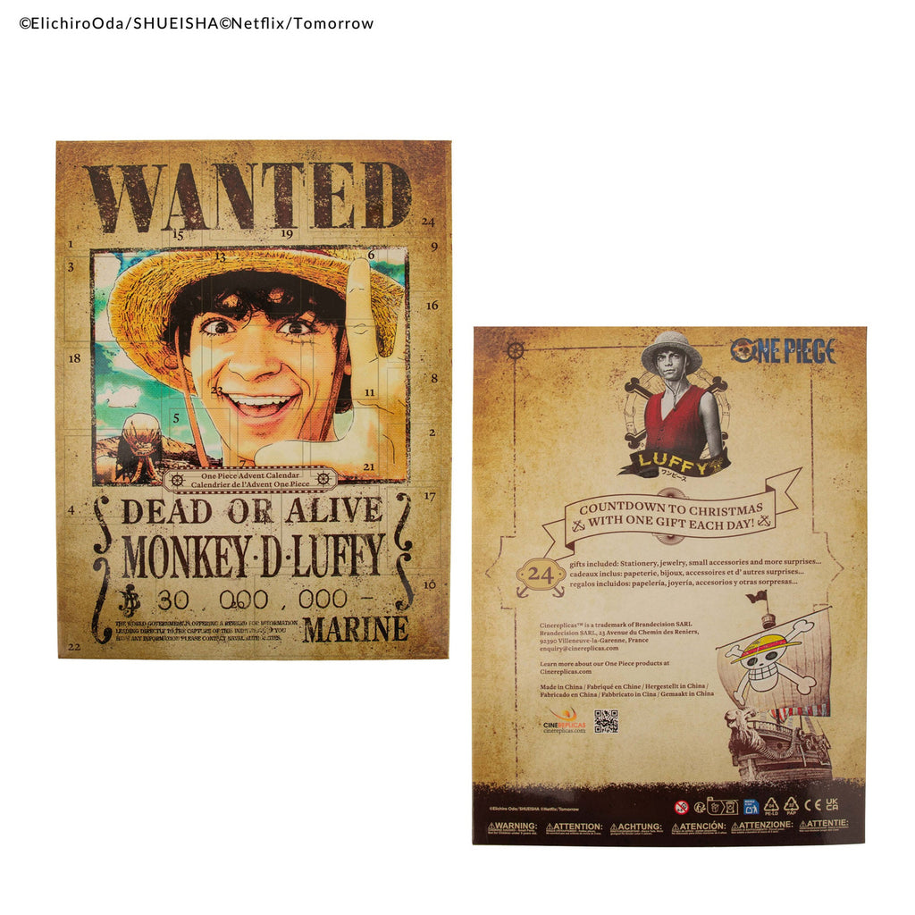 Imagen del producto Calendario de Adviento One Piece 2025