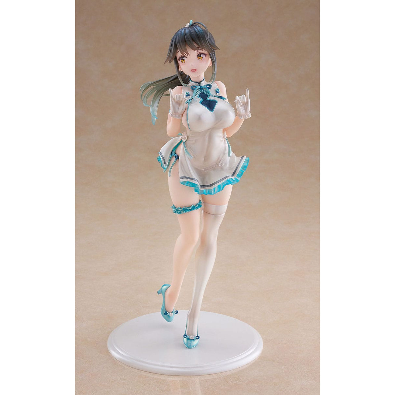 Imagen del producto Avian Romance Pink Label 5 Estatua PVC 1/6 Ponytail Girl: Qipao 29 cm