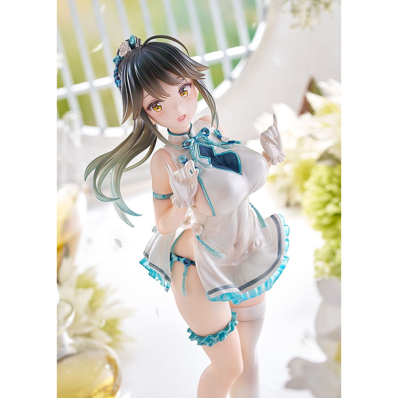 Imagen del producto Avian Romance Pink Label 5 Estatua PVC 1/6 Ponytail Girl: Qipao 29 cm