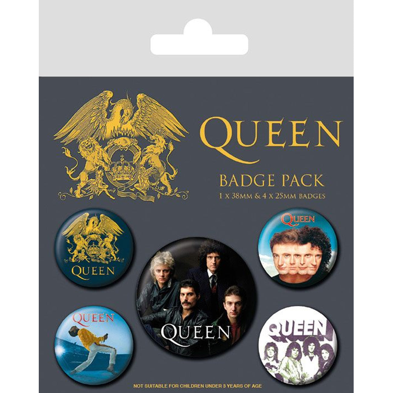 Imagen del producto Pack de 5 chapas Queen Classic