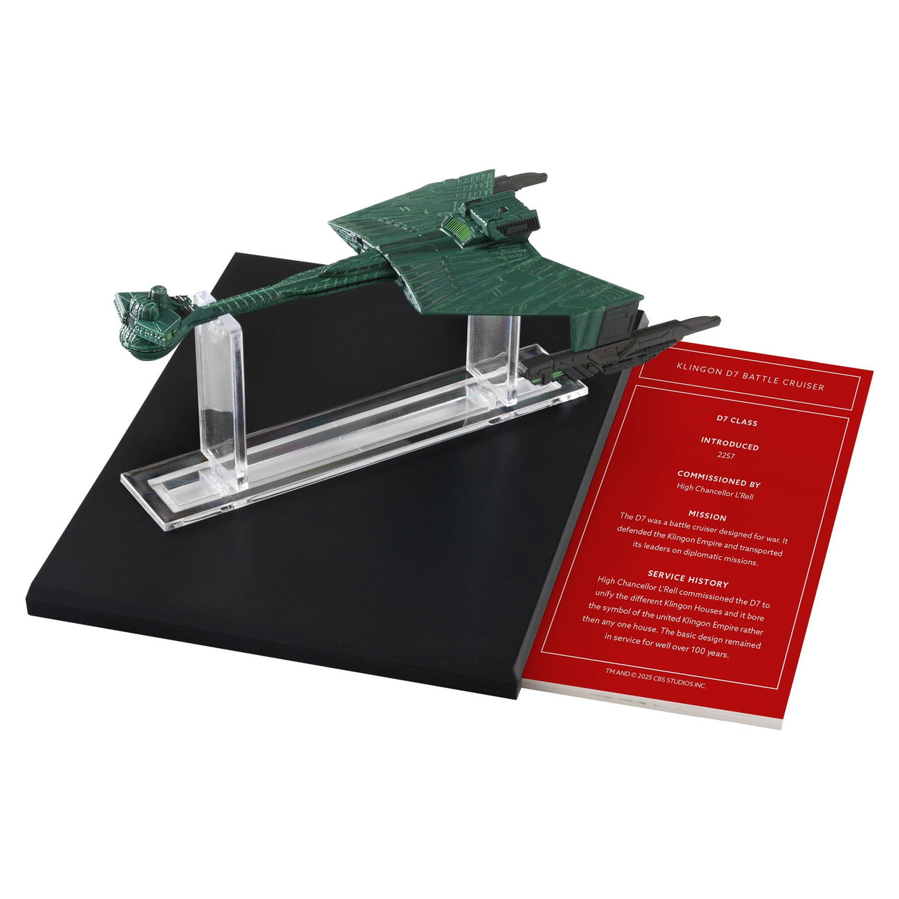 Imagen del producto Star Trek Library Die-Cast Klingon D7 Battle Cruiser 10 cm