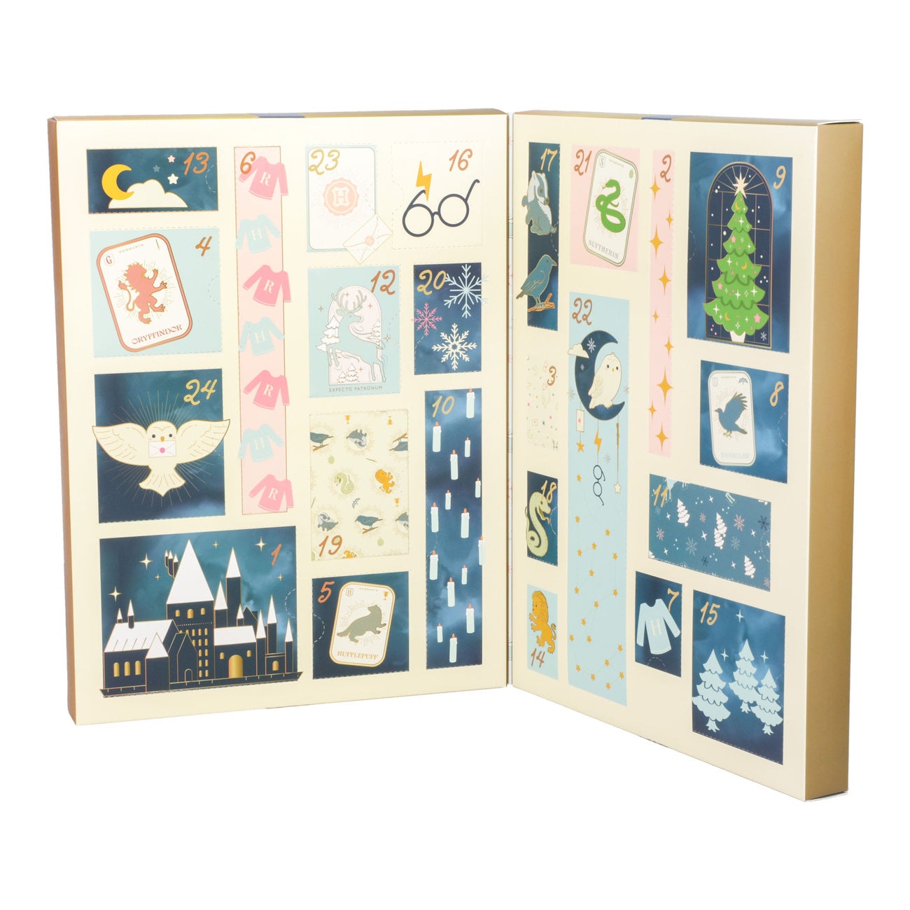 Imagen del producto Calendario de Adviento Harry Potter Papelería 24 Días Hogwarts