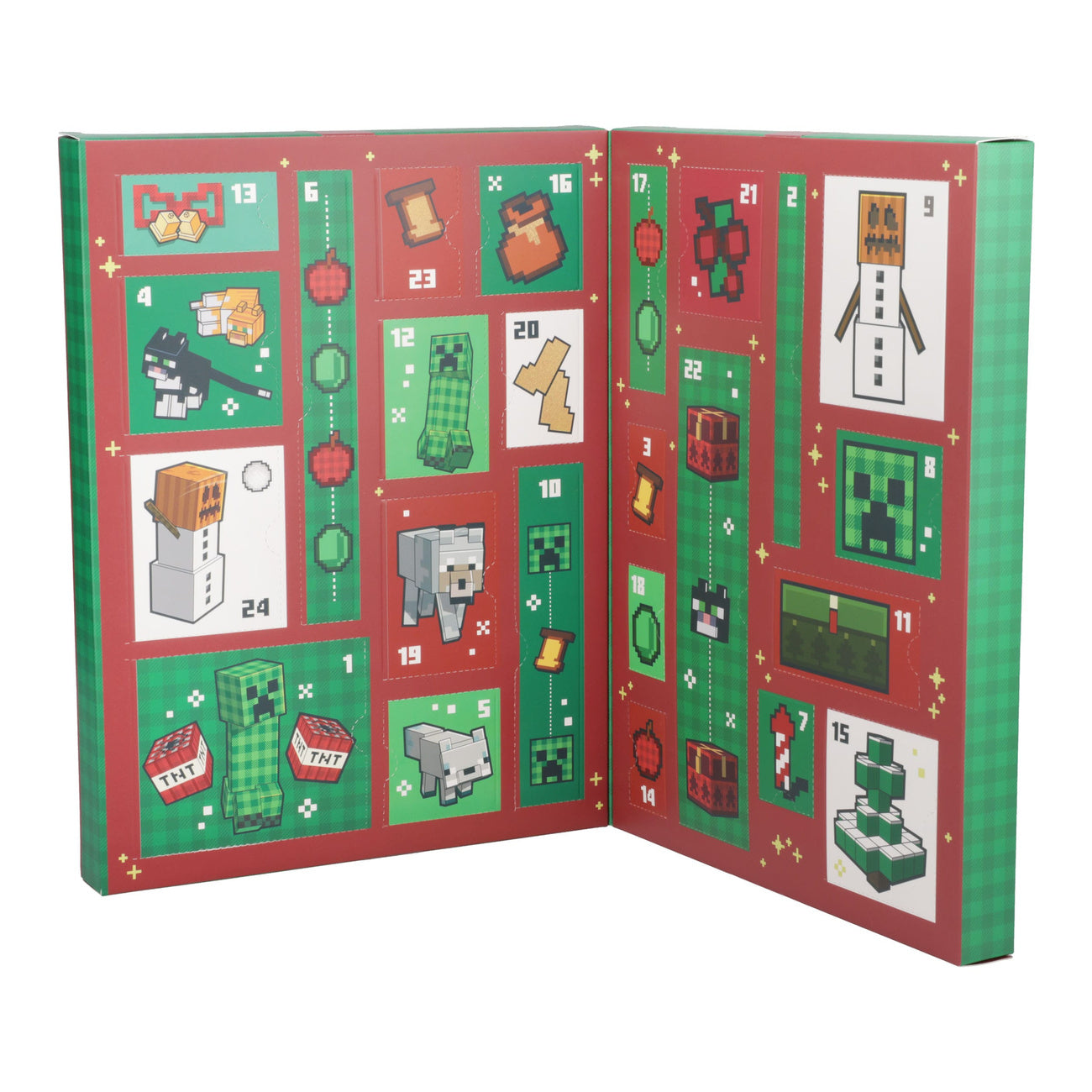 Imagen del producto Calendario de Adviento Minecraft Papelería 24 días