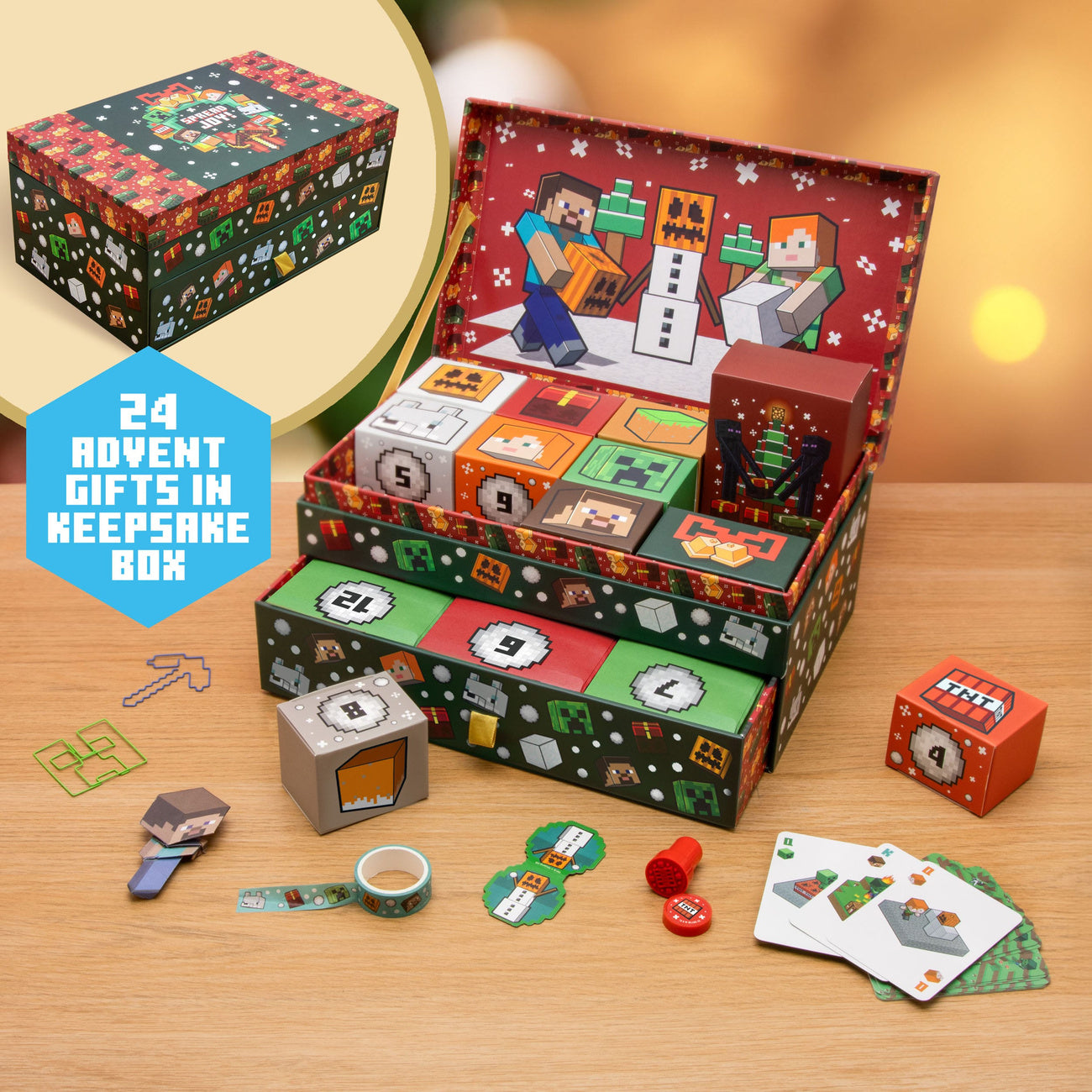 Imagen del producto Calendario de Adviento Minecraft Keepsake Box