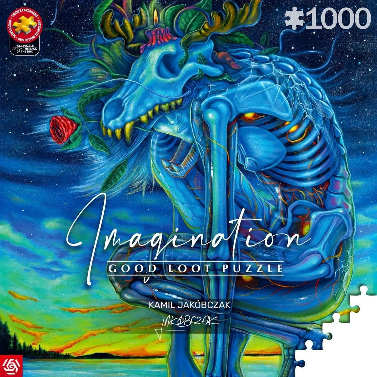 Imagen del producto Imagination Series Puzzle Kamil Jakóbczak Bialy Wilk (1000 piezas)