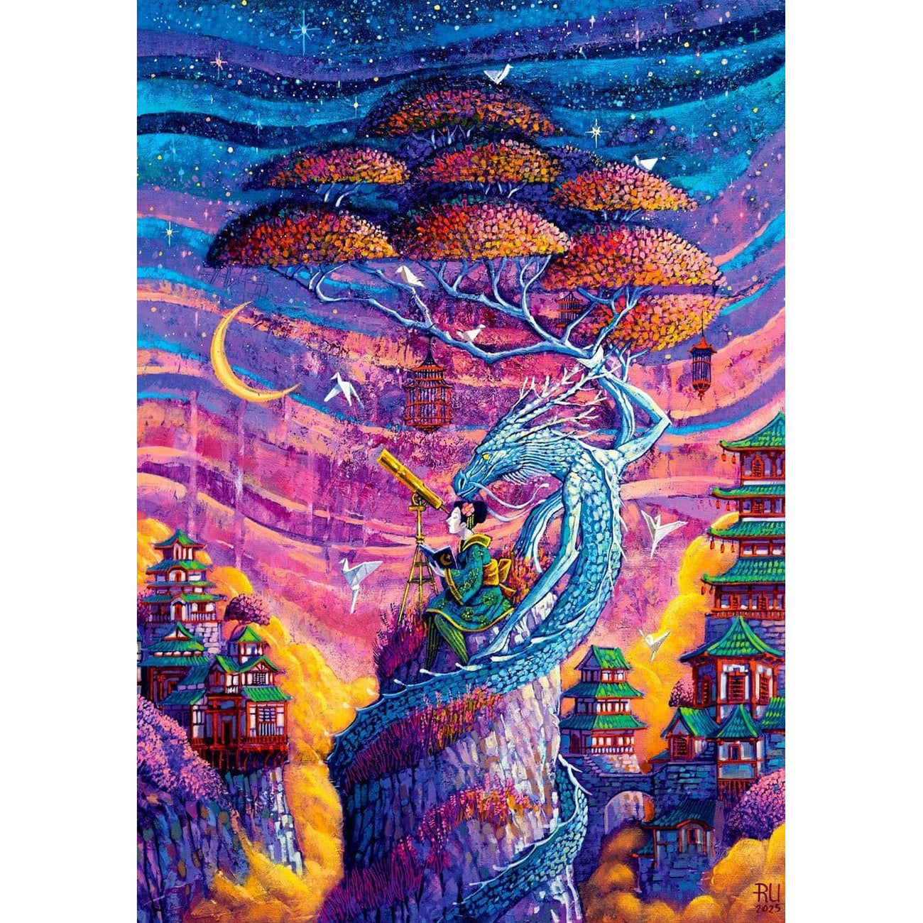 Imagen del producto Imagination Series Puzzle Roch Urbaniak Sakura i Ryu (1000 piezas)