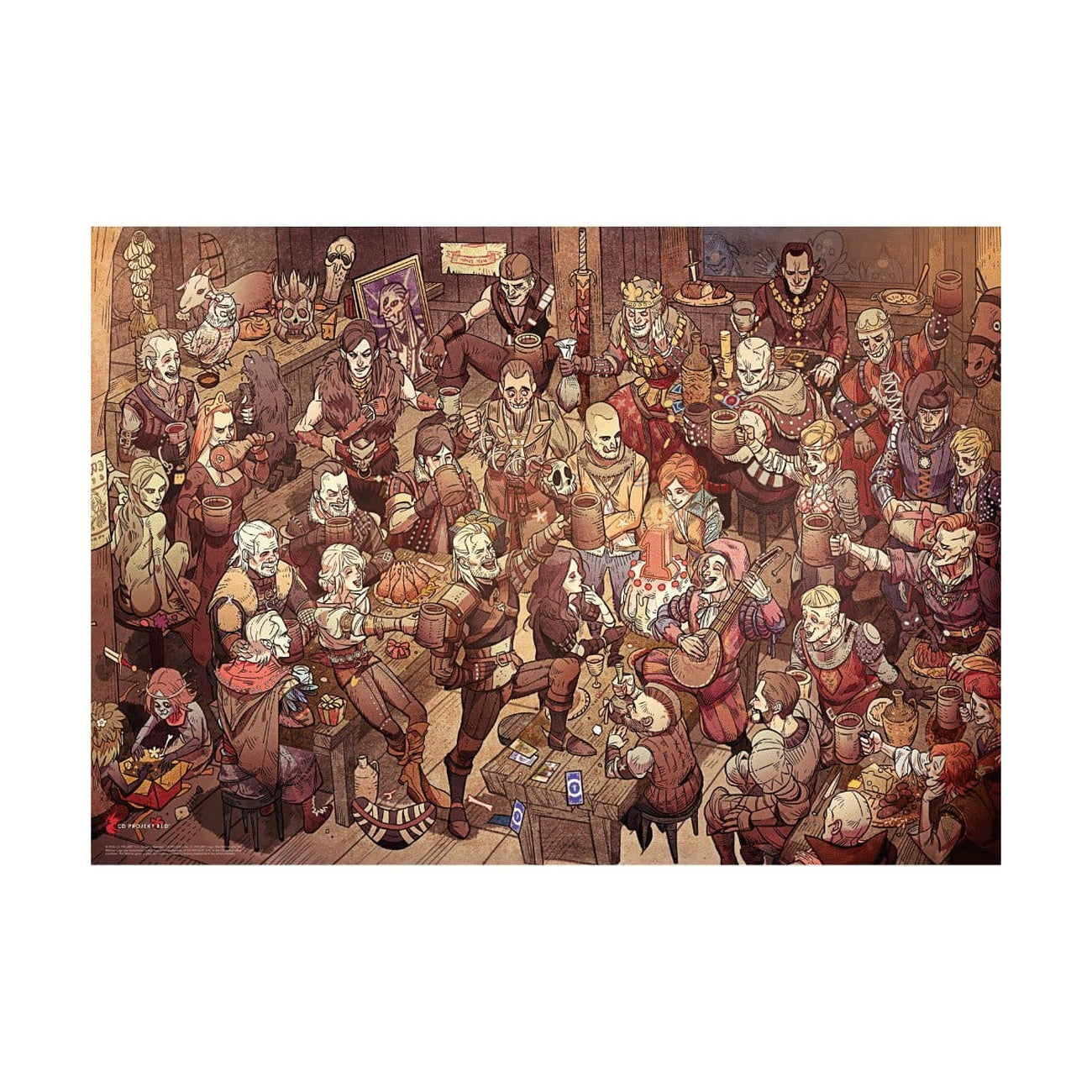 Imagen del producto The Witcher Puzzle Birthday (1000 piezas)