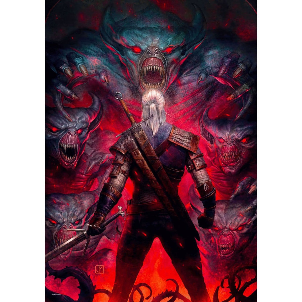 Imagen del producto The Witcher Puzzle Corvo Bianco (1000 piezas)