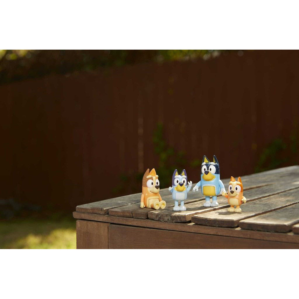 Imagen del producto Bluey: Set de 4 figuras familiares