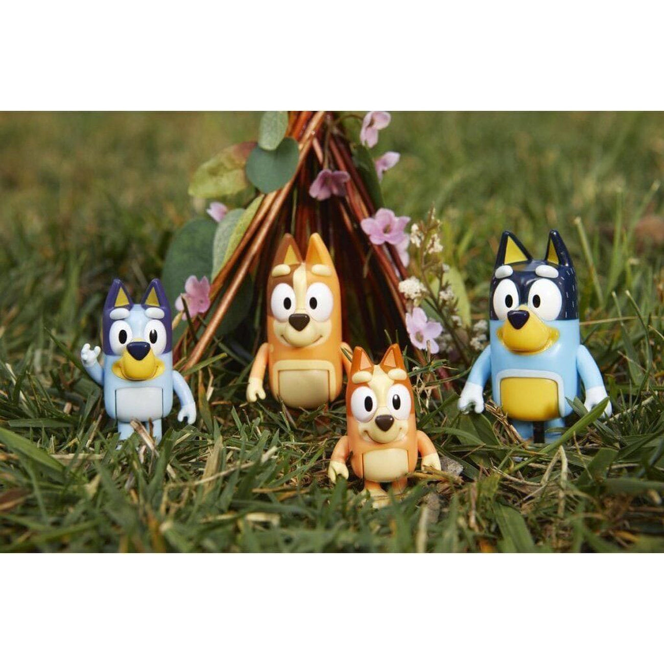 Imagen del producto Bluey: Set de 4 figuras familiares
