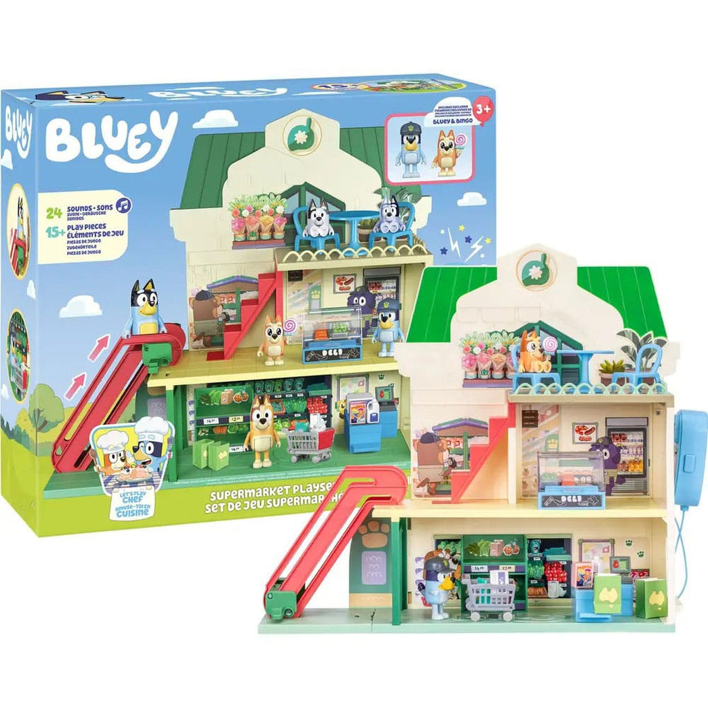 Imagen del producto Bluey Set de minifiguras Bluey Let's Play Chef Supermercado