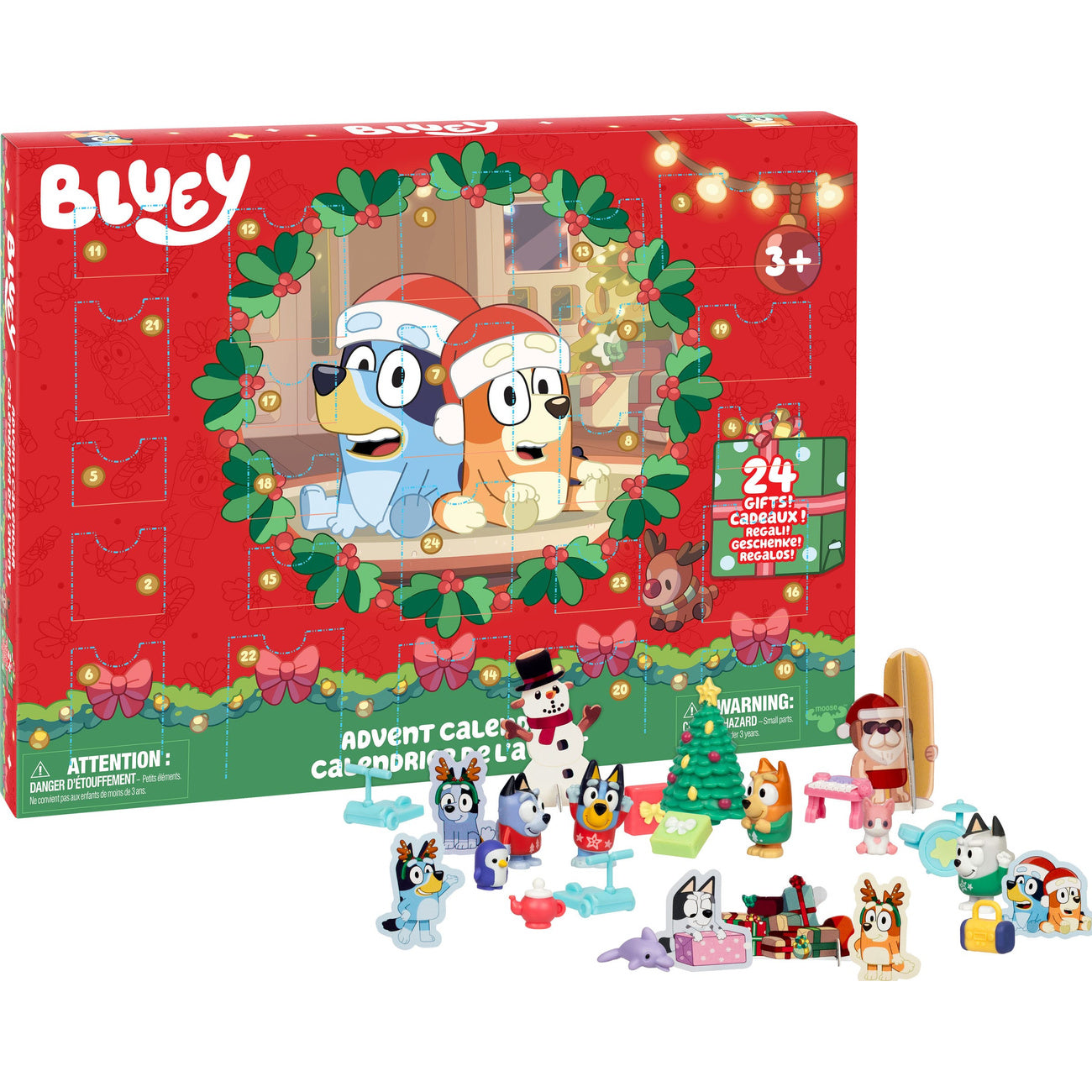 Imagen del producto Calendario de Adviento Bluey minifiguras