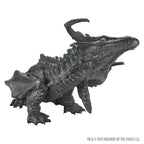 Imagen del producto D&amp;D Replicas of the Realms figura de espuma Black Dragon Wyrmling tamaño real 46 cm