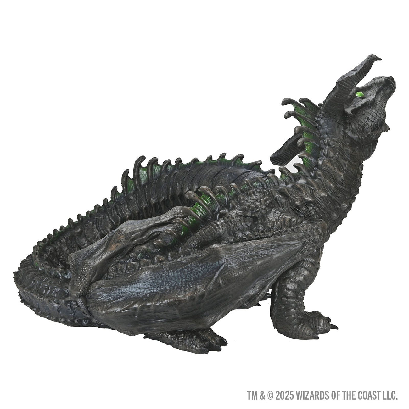 Imagen del producto D&amp;D Replicas of the Realms figura de espuma Black Dragon Wyrmling tamaño real 46 cm
