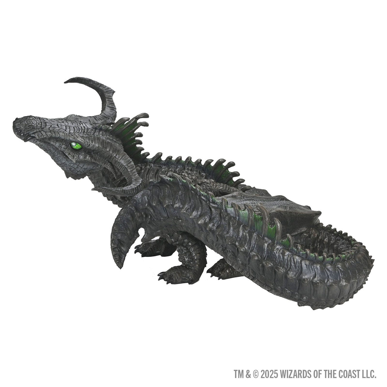 Imagen del producto D&amp;D Replicas of the Realms figura de espuma Black Dragon Wyrmling tamaño real 46 cm
