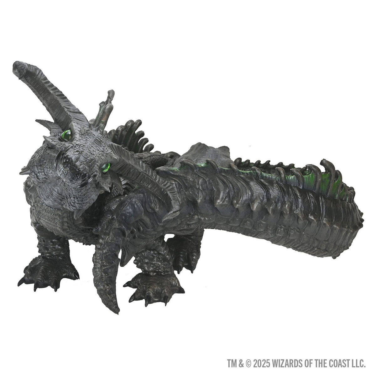 Imagen del producto D&amp;D Replicas of the Realms figura de espuma Black Dragon Wyrmling tamaño real 46 cm