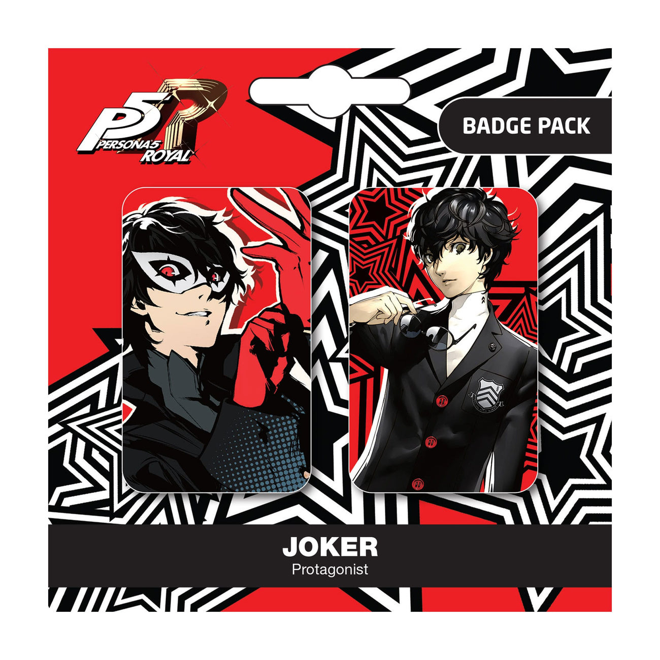 Imagen del producto Pack doble de chapas con pin Persona 5 Royal Set A