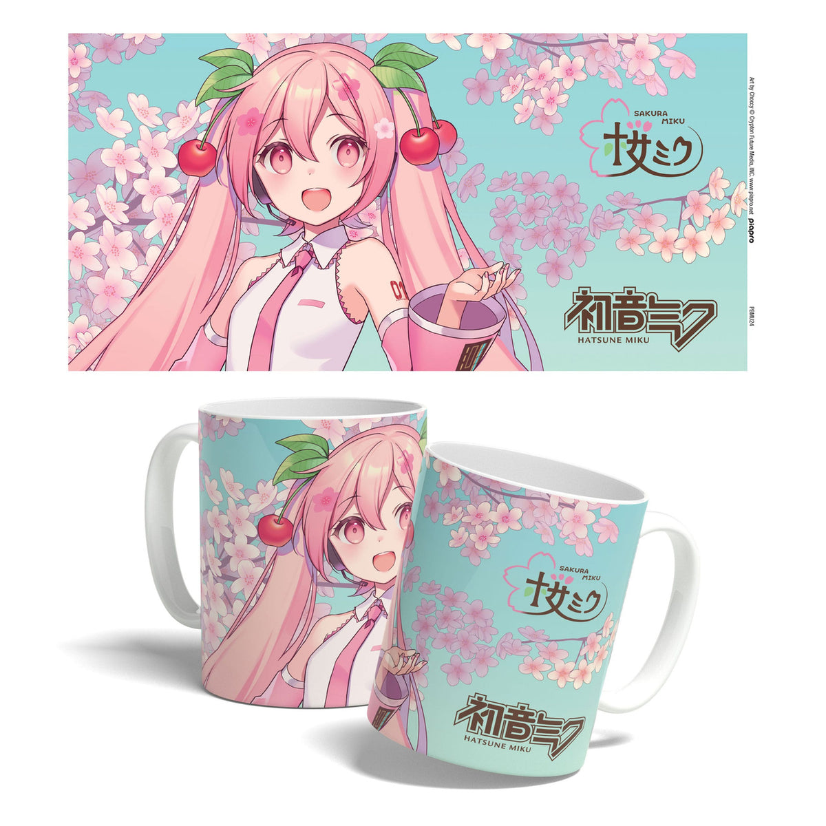 Imagen del producto Taza Hatsune Miku Sakura Miku Cherry Blossom 325 ml