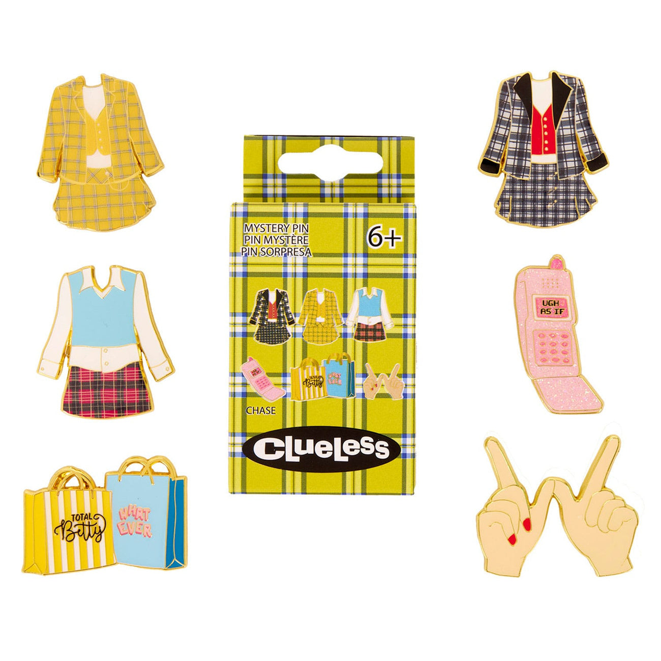 Imagen del producto Paramount by Loungefly Pins Blind Box Clueless Surtido (12)