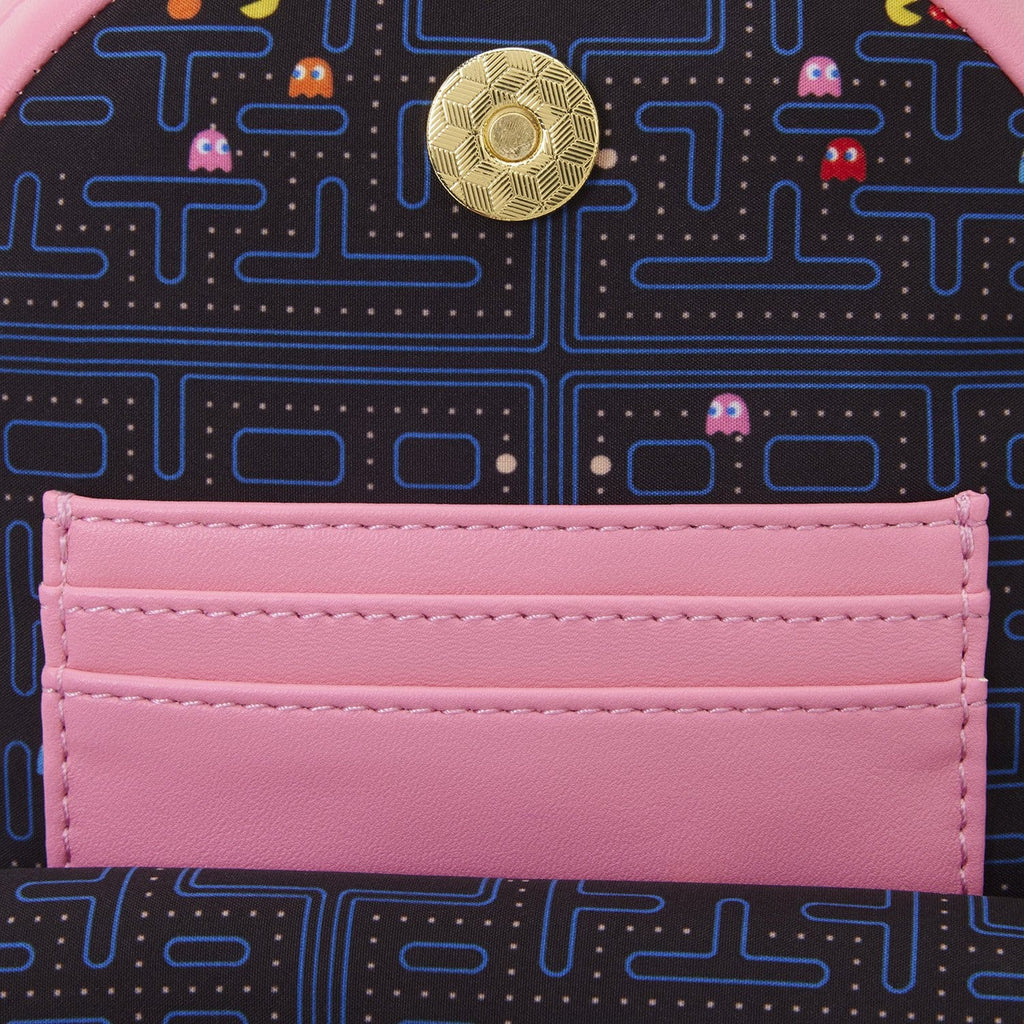 Imagen del producto Pac-Man by Loungefly bolso bandolera tipo sling / crossbody Pinky Ghost