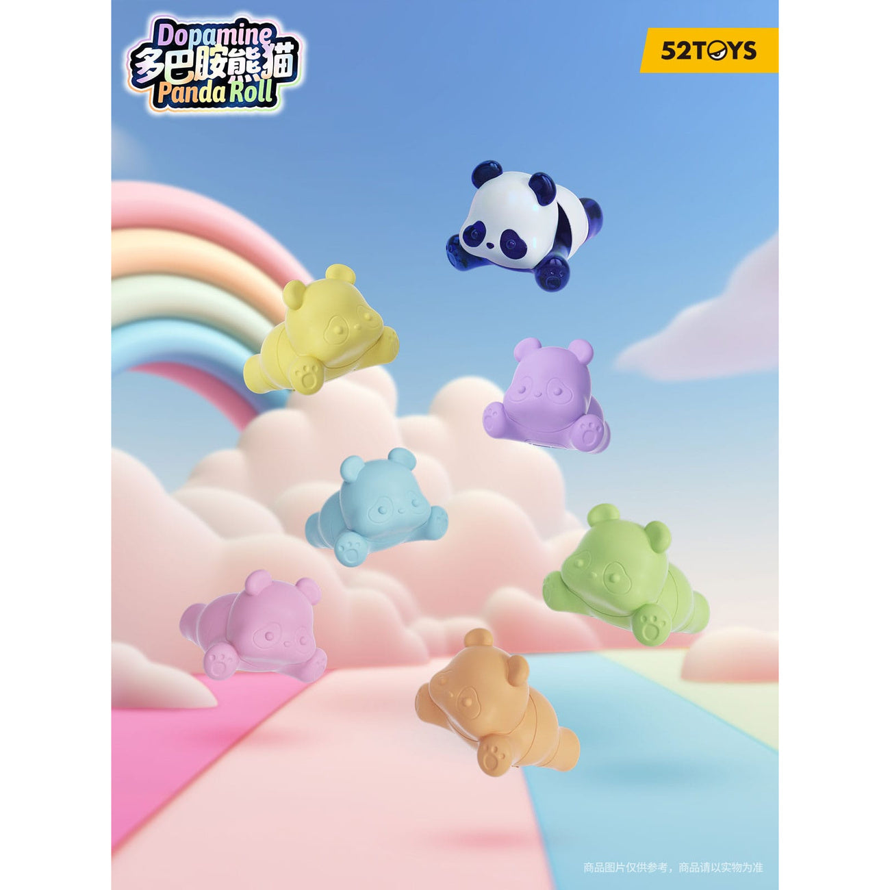Imagen del producto Panda Roll Blind Box surtido de figuras Dopamine Pandas 3 cm (6)