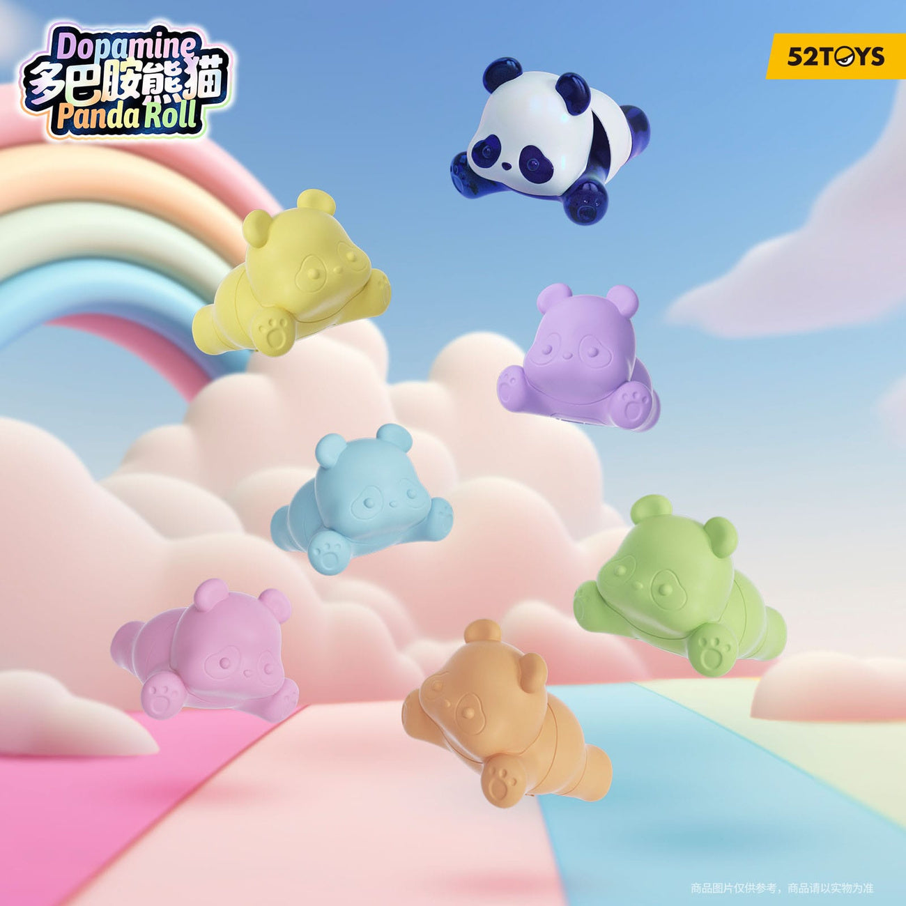 Imagen del producto Panda Roll Blind Box surtido de figuras Dopamine Pandas 3 cm (6)