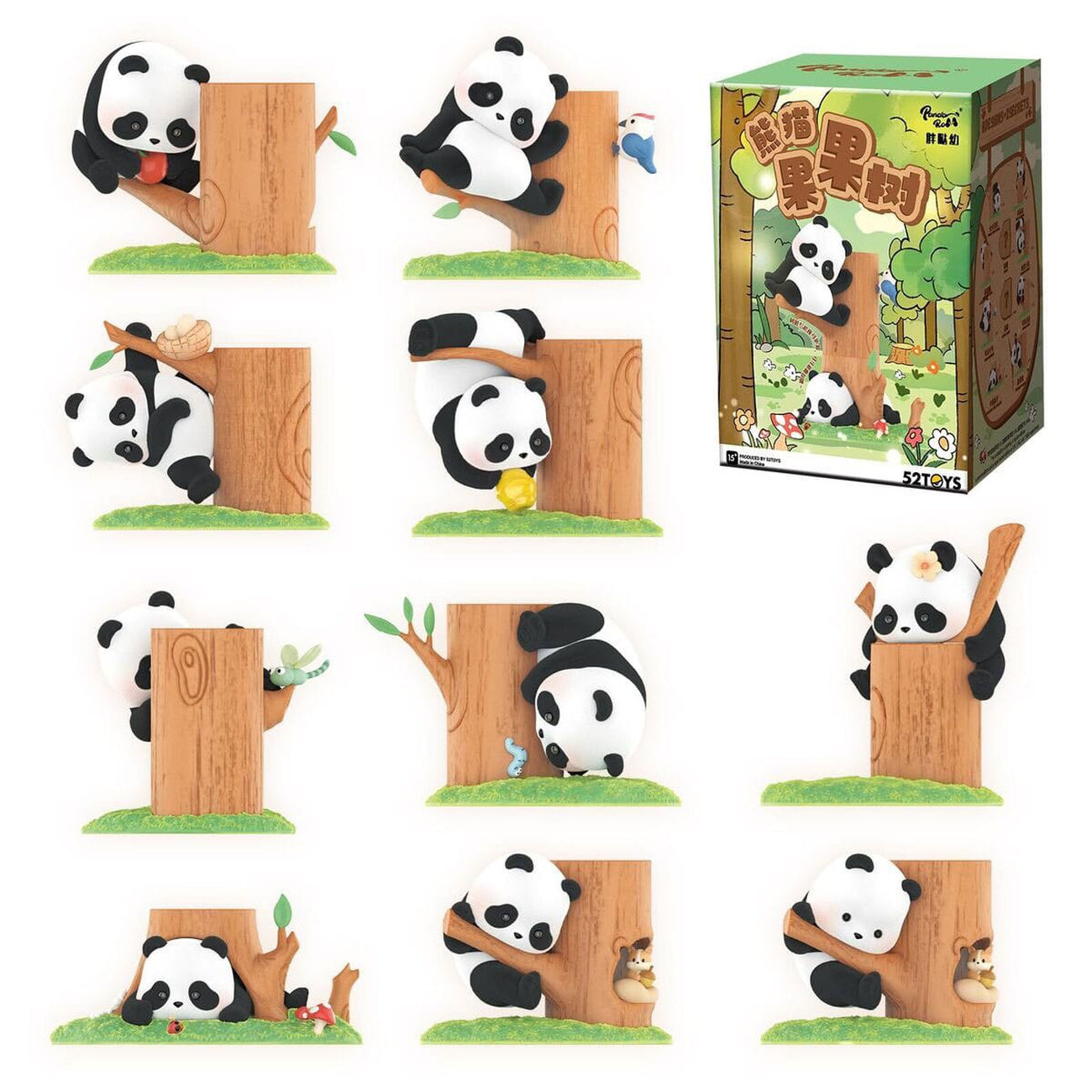 Imagen del producto Panda Roll Figuras Blind Box Surtido Fruit Tree Climbing 7 cm (8)