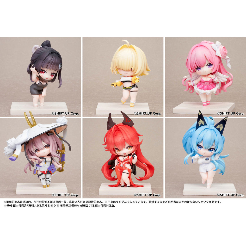 Imagen del producto Goddess of Victory: Nikke SAC Series Mini Figuras Pack de 6 Chibi Vol. 2 10 cm