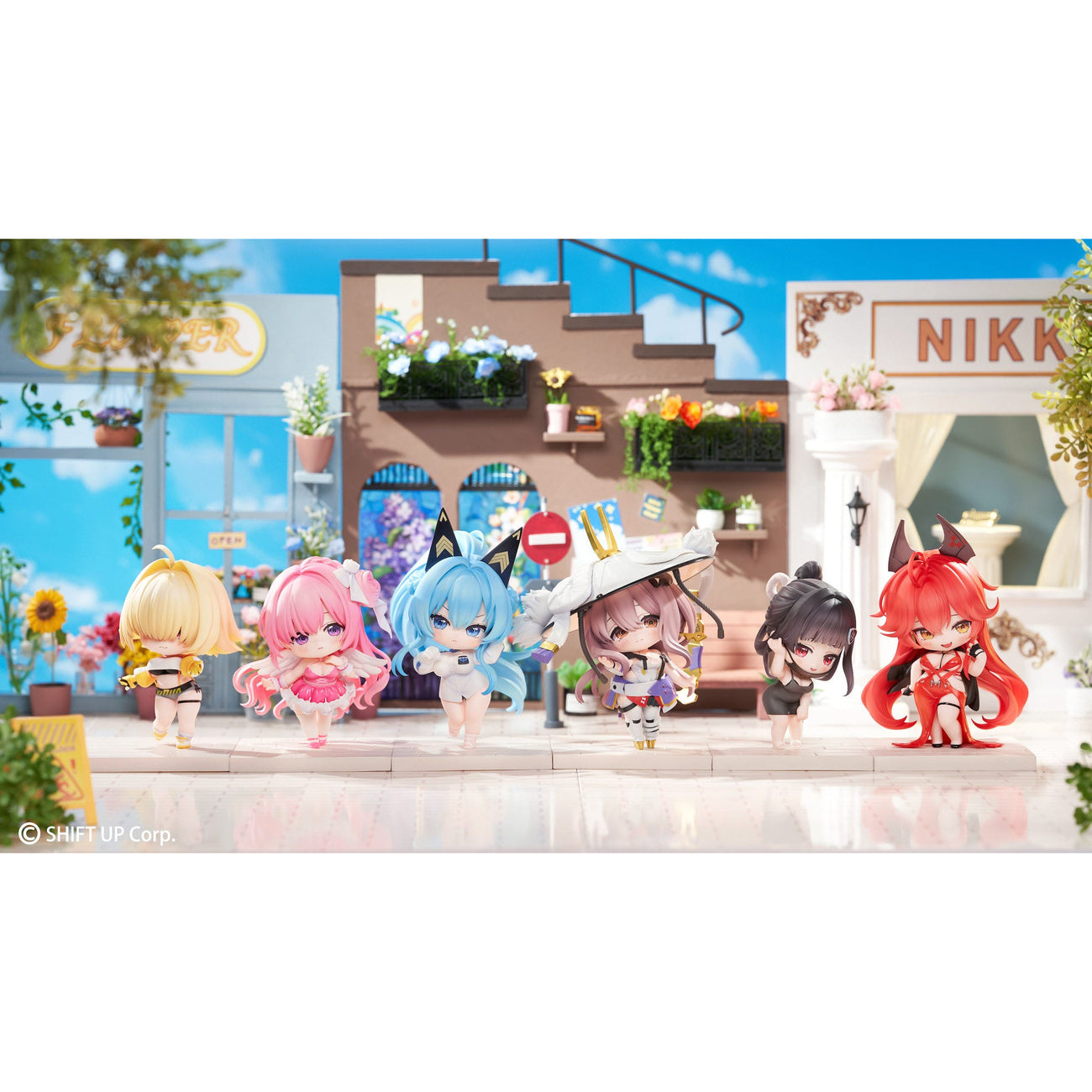 Imagen del producto Goddess of Victory: Nikke SAC Series Mini Figuras Pack de 6 Chibi Vol. 2 10 cm
